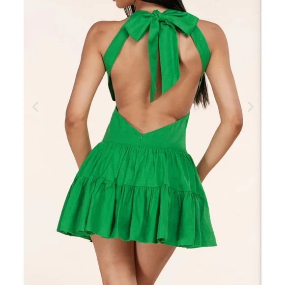 L'ATISTE by Amy dress size medium Color green - Picture 3 of 15